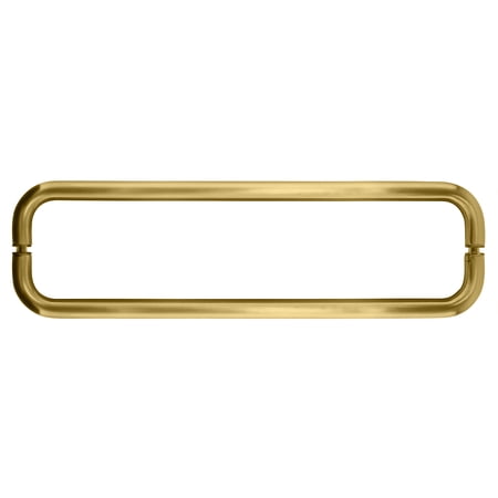 CRL BMNW24X24SB Satin Brass 24" BM Series Back-to-Back Towel Bar Without Metal Washers