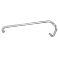 thumbnail image 1 of CRL BMNW6X22BSC Brushed Satin Chrome 6" Pull Handle and 22" Towel Bar BM Series Combination Without Metal Washers, 1 of 1