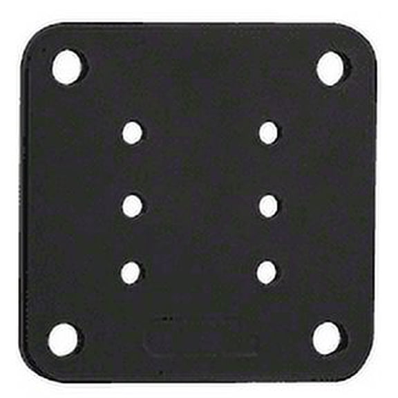 CRL BP5BL Matte Black 5" x 5" Square Base Plate