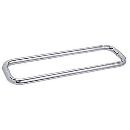 CRL BPD18CH Chrome 18" Back-to-Back Solid 3/4" Diameter Towel Bars Without Metal Washers