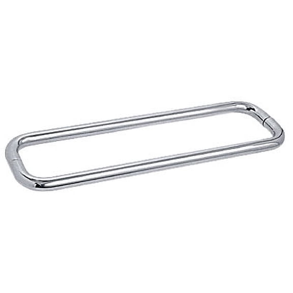 CRL BPD18CH Chrome 18" Back-to-Back Solid 3/4" Diameter Towel Bars Without Metal Washers