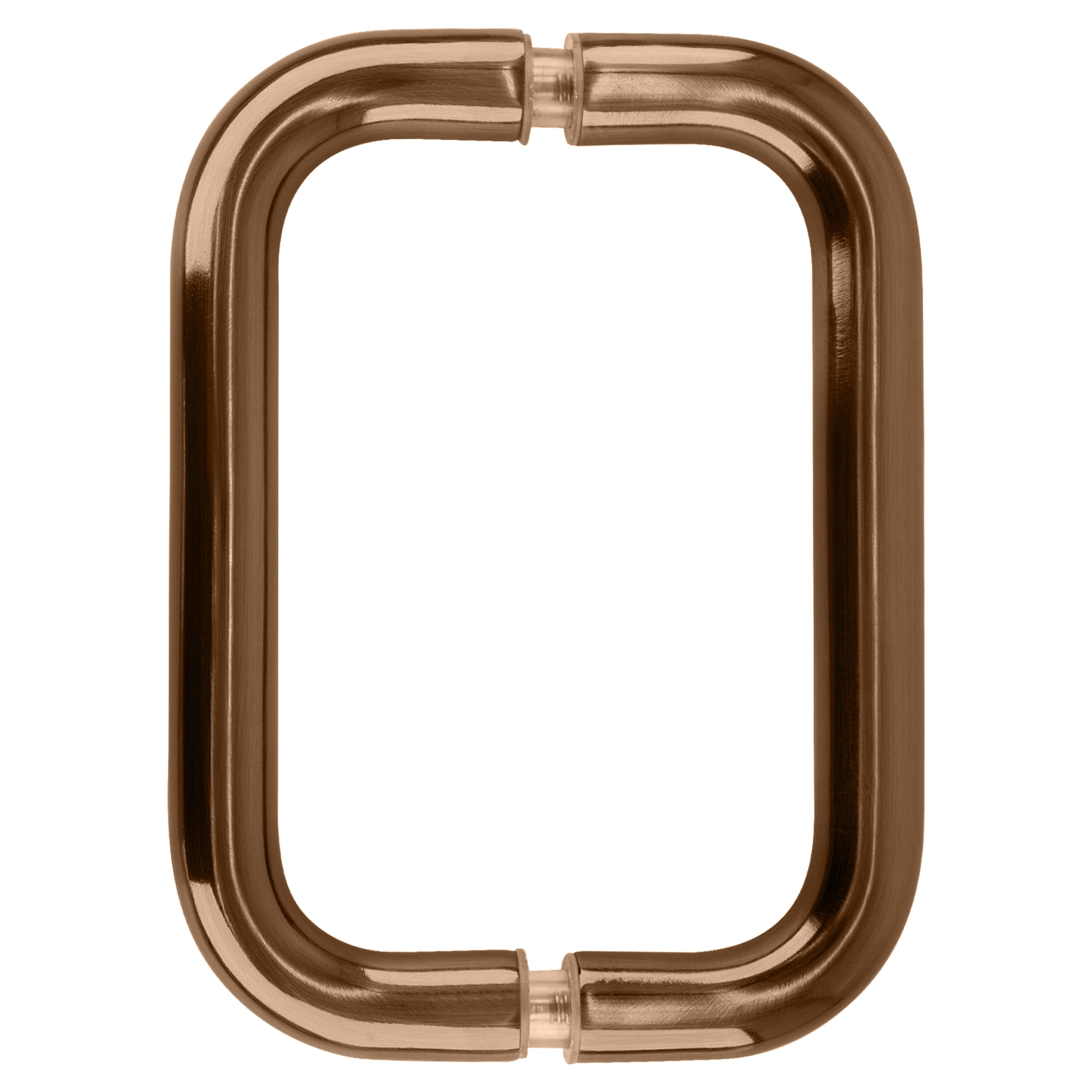 CRL BPD6ABRZ Antique Bronze 6" Back-to-Back Solid Brass 3/4" Diameter Pull Handles Without Metal Washers