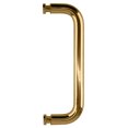 thumbnail image 1 of CRL BPS8GP Gold Plated 8" Single-Sided Solid 3/4" Diameter Pull Handle Without Metal Washers, 1 of 4