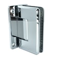 thumbnail image 1 of CRL BWM1CH International Series Wall Mount Full Back Plate Beveled Edge Hinge Chrome, 1 of 4