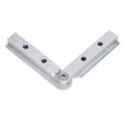 thumbnail image 1 of CRL Blumcraft BCSP1HASA Satin Anodized Horizontal Adjustable Hand Rail Corner Splice, 1 of 3