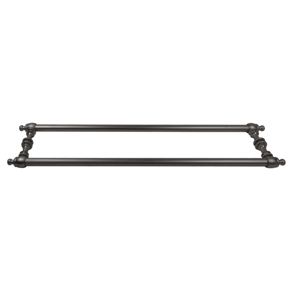 CRL C0L24X240RB Oil Rubbed Bronze Colonial Style 24" Back-to-Back Towel Bars