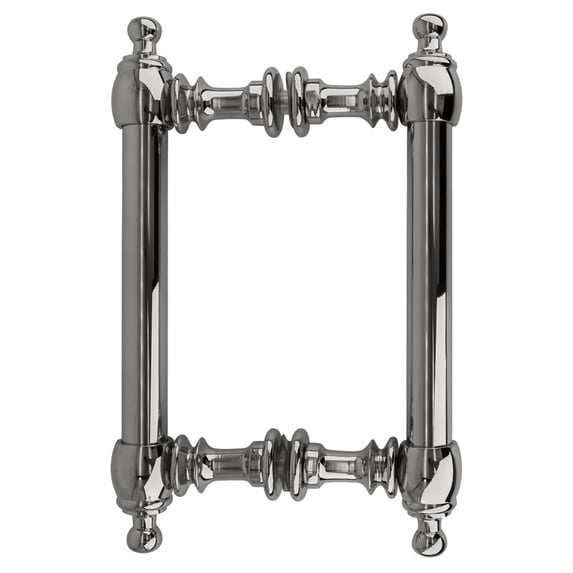 CRL C0L6X6CH Polished Chrome 6" Colonial Style Back-to-Back Pull Handles