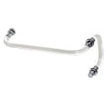 thumbnail image 1 of CRL CAC6X18CH 18" Acrylic Smooth Towel Bar With 6" Pull Handle and Chrome Rings - Combination Set, 1 of 2