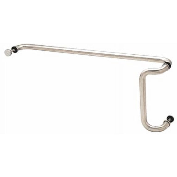 CRL CD10X33SA Satin Anodized 10" x 33" Back-to-Back Offset Combination Push and Pull Handle Set