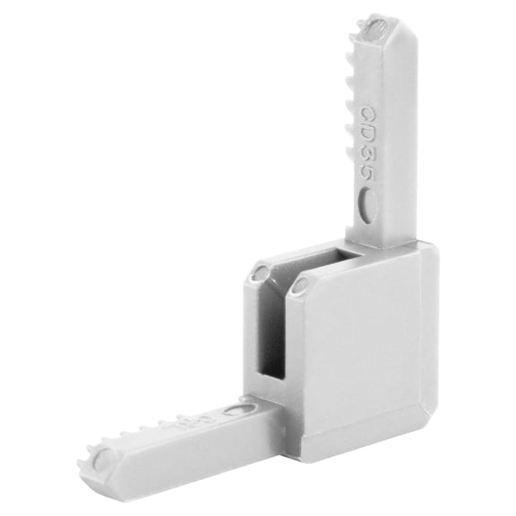 CRL CD35W-XCP100 White Square Storm Window Corner for - Sash Square Cut Fabrication - pack of 100