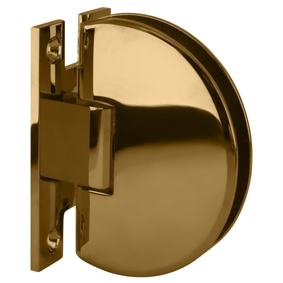 CRL CLA037GP Gold Plated Classique 037 Series Wall Mount Standard Back Plate Hinge
