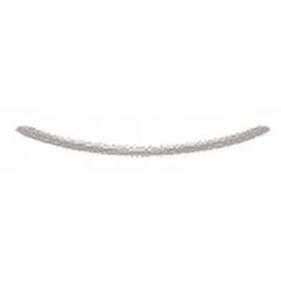 CRL CSH24BSC Brushed Satin Chrome Crescent Style 24" Single-Sided Towel Bar