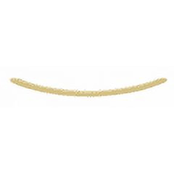 CRL CSH24SB Satin Brass Crescent Style 24" Single-Sided Towel Bar