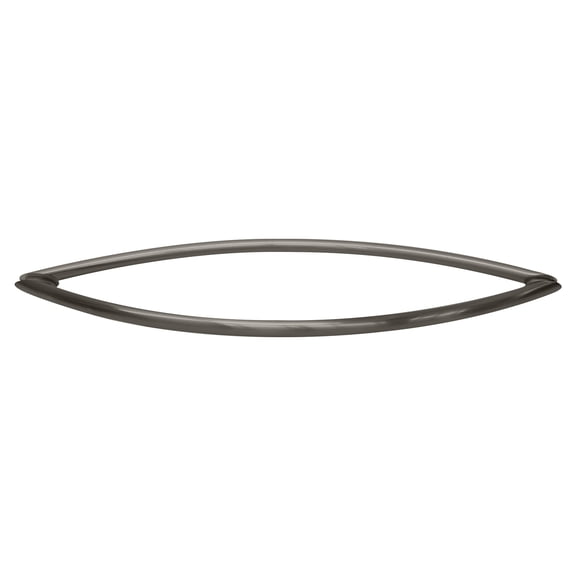 CRL CSH24X24BSC Brushed Satin Chrome 24" Crescent Style Back-to-Back Towel Bars