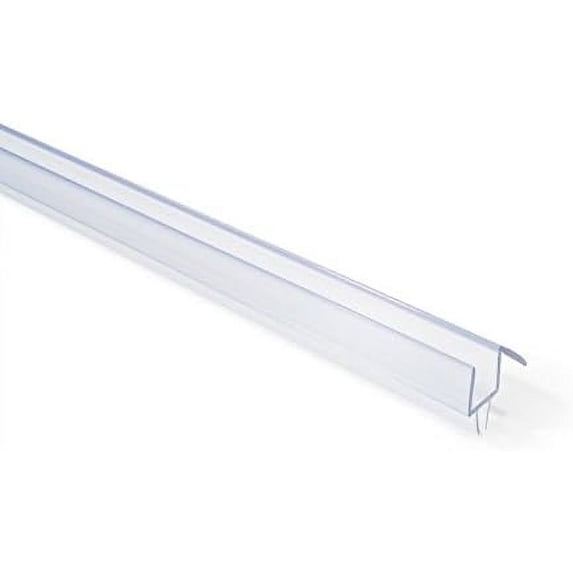 CRL Clear -Extruded Bottom Wipe With Drip Rail For 3/8" Glass - 36" Long