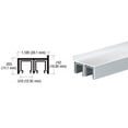 thumbnail image 1 of CRL D1609A Satin Anodized Dust Proof Double Framing Channel with Plastic Insert 144" Stock Length, 1 of 3