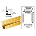 thumbnail image 1 of CRL D1680GA Gold Anodized "Make It Yourself" Mirror Frame Extrusion 144" Stock Length, 1 of 5