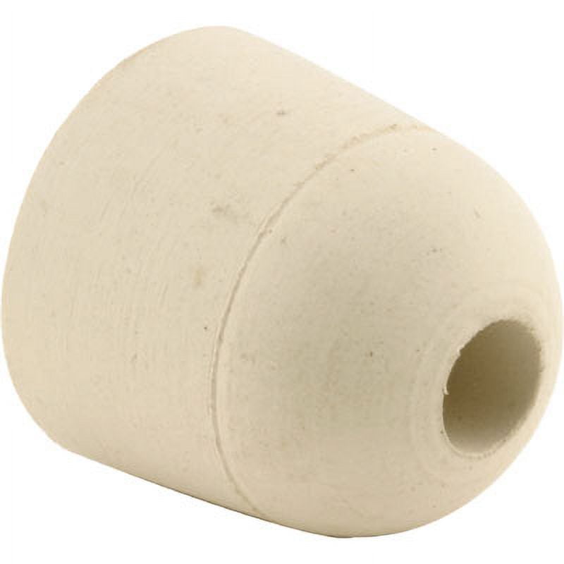 CRL D1935 White 1" Long Sliding Glass Door Bumper