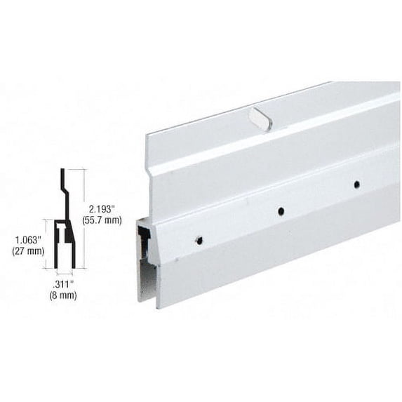 CRL D28A Satin Anodized 6 ft Masteroll Front Hanger