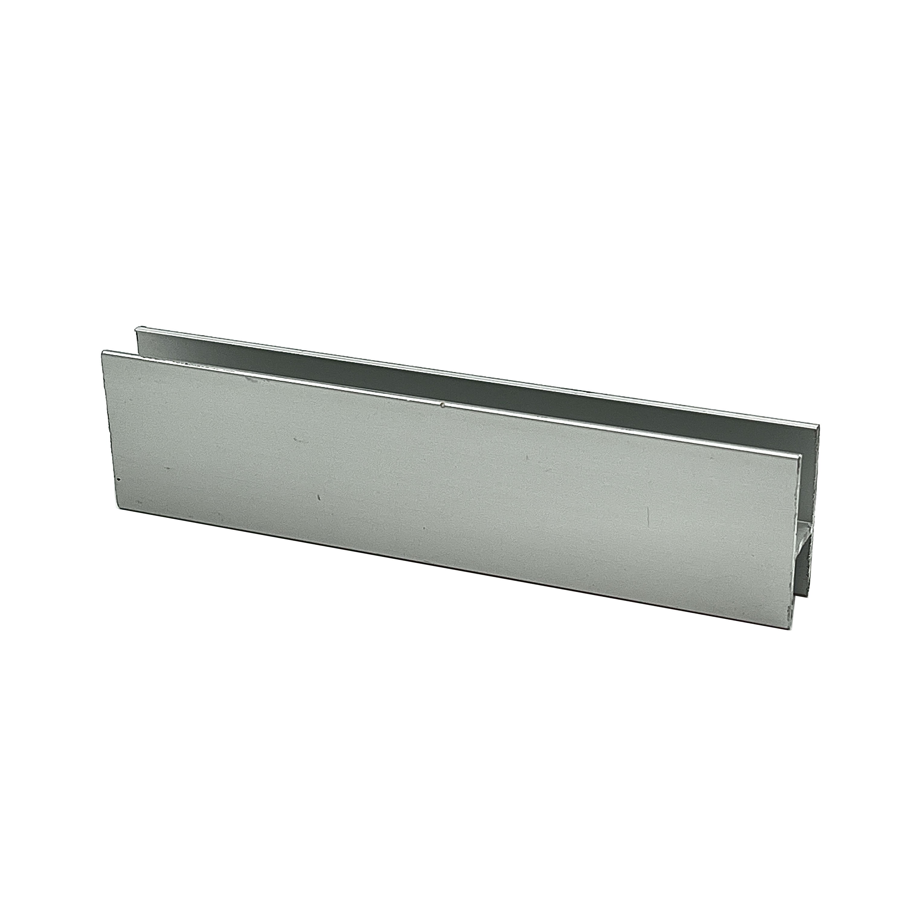 CRL D610A Satin Anodized Aluminum 'H' Bar for Use on All CRL Track
