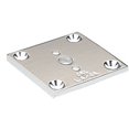 thumbnail image 1 of CRL D695BA Brite Anodized Standard 2" x 2" Base for Post Extrusion, 1 of 3