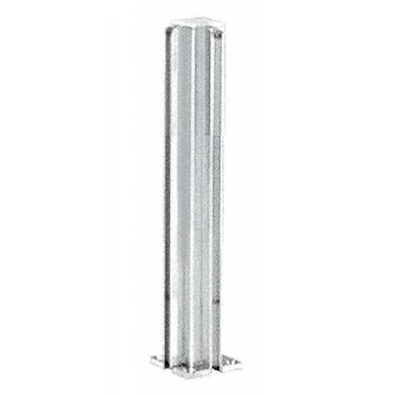 CRL D990A18CR Satin Anodized 18" Corner Design Series Partition Post