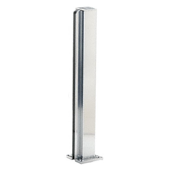 CRL D990BA24E Brite Anodized 24" End Design Series Partition Post