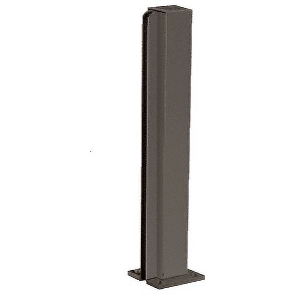CRL D990DU16E Duranodic Bronze 16" End Design Series Partition Post