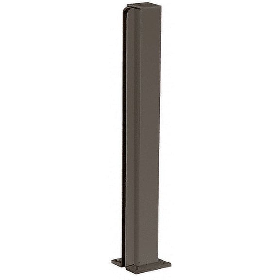 CRL D990DU30E Duranodic Bronze 30" End Design Series Partition Post