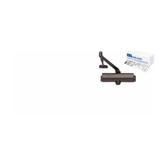 CRL DC54BRZ Dark Bronze ANSI Grade 1 Spring Size 4 Surface Mount Door Closer