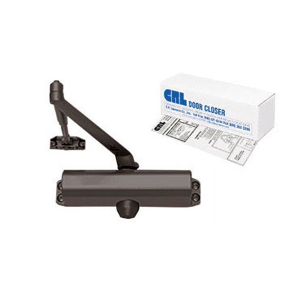 CRL DC54BRZ Dark Bronze ANSI Grade 1 Spring Size 4 Surface Mount Door Closer