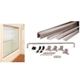 thumbnail image 1 of CRL DK387272BN Brushed Nickel 72" x 72" Cottage DK Series Sliding Shower Door Kit With Metal Jambs for 3/8" Glass, 1 of 6