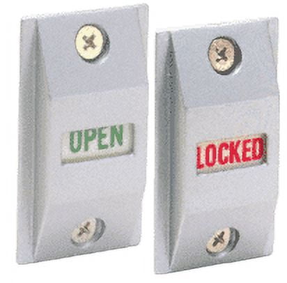 CRL DL2177A Aluminum Lock Indicator Set Slide Down = 