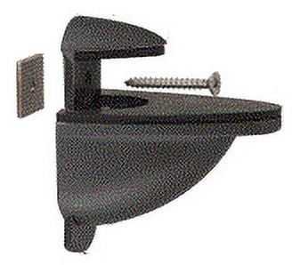 CRL DL661BL Black Heavy-Duty Adjustable Shelf Bracket