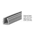 thumbnail image 1 of CRL DV765C Gray Sliding Track Assembly Vinyl - 100' Roll, 1 of 8