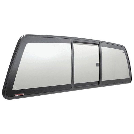 CRL ECT655S "Perfect Fit" Three-Panel Tri-Vent Slider with Solar Glass for 2005+ Nissan Frontier and 2009+ Suzuki Equator