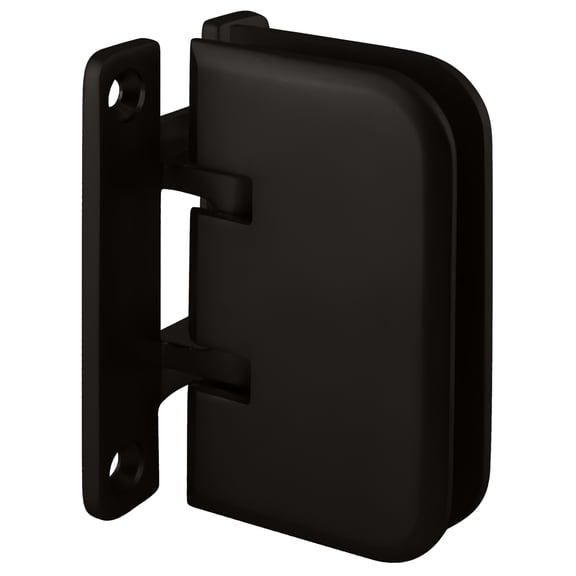 CRL EST0370RB Oil Rubbed Bronze Estate 037 Series Wall Mount 'H' Back Plate Hinge