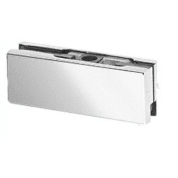 CRL EUR420PS Polished Stainless Finish Mid-Size Top Door Patch Fitting for Use With 3/8" Glass
