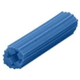 thumbnail image 1 of CRL EXP2010-XCP100 CRL 5/16" Hole, 1-1/2" Length 14 or 1/4" Screw Expanding Plastic Blue Screw Anchors - pack of 100, 1 of 5