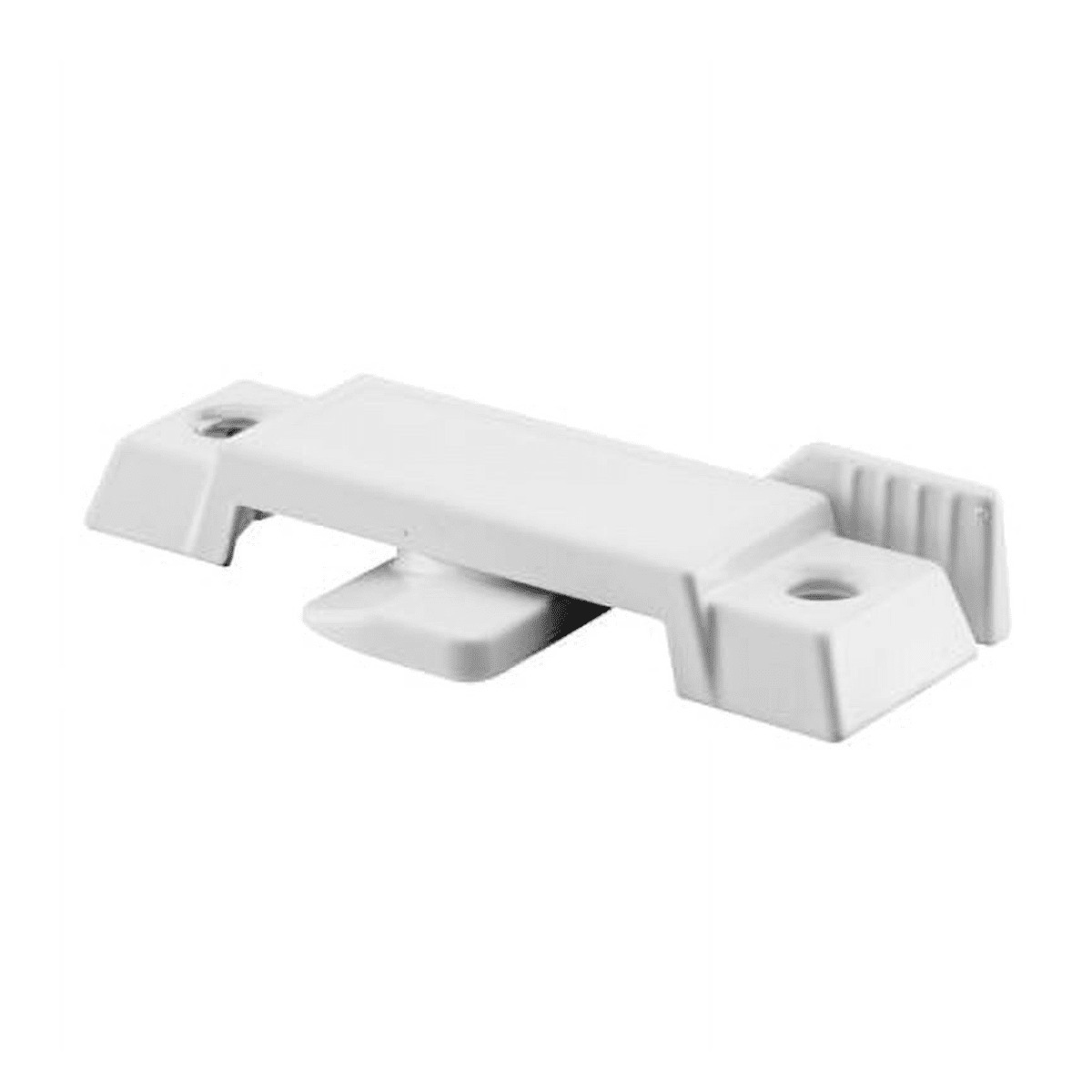 CRL F2592 White Sliding Window Lock with 2-1/4" Screw Holes and 1/2" Latch Projection