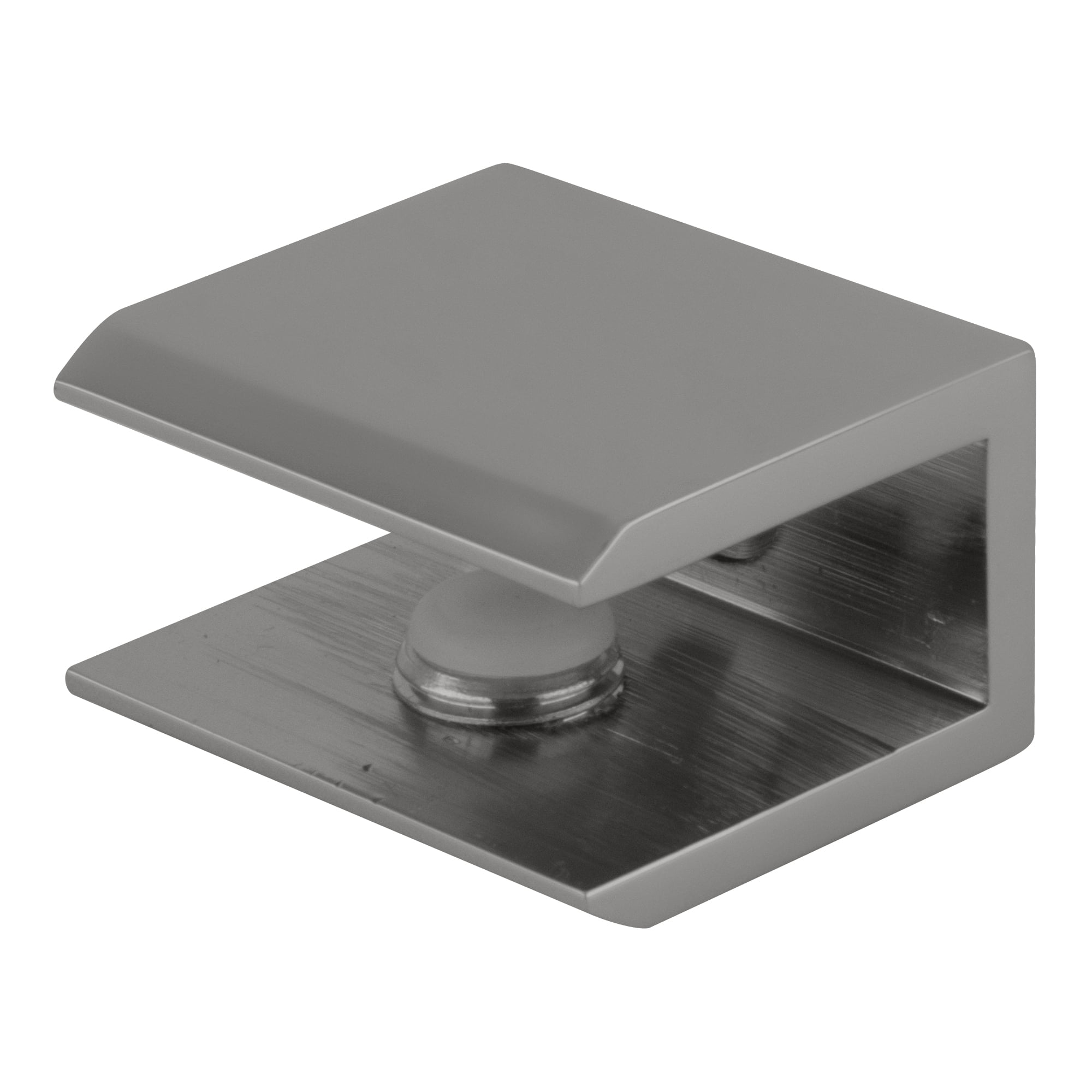 CRL FA10CH Polished Chrome Square Interior Shower Shelf Clamp