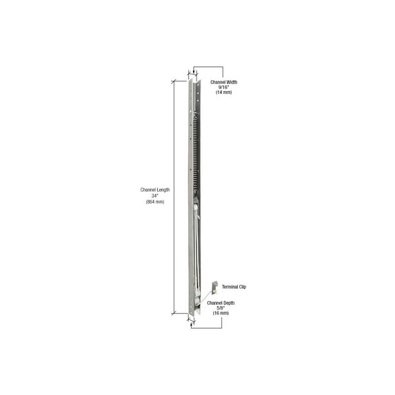 CRL FA3310 34" Window Channel Balance - 3310 or 33-1