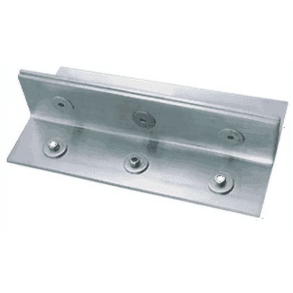 CRL FTF24BS 316 Brushed Stainless 24" Fin Top/Bottom Shoe Fitting for 3/4" Glass