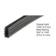 thumbnail image 1 of CRL GC115M Glazing Vinyl 13/64" Channel Depth 9/64" to 11/64" Metal Opening - 1000' Roll Gray, 1 of 3