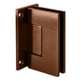 thumbnail image 1 of CRL GEN037ABC0 Antique Brushed Copper Geneva 037 Series Wall Mount Full Back Plate Standard Hinge, 1 of 8