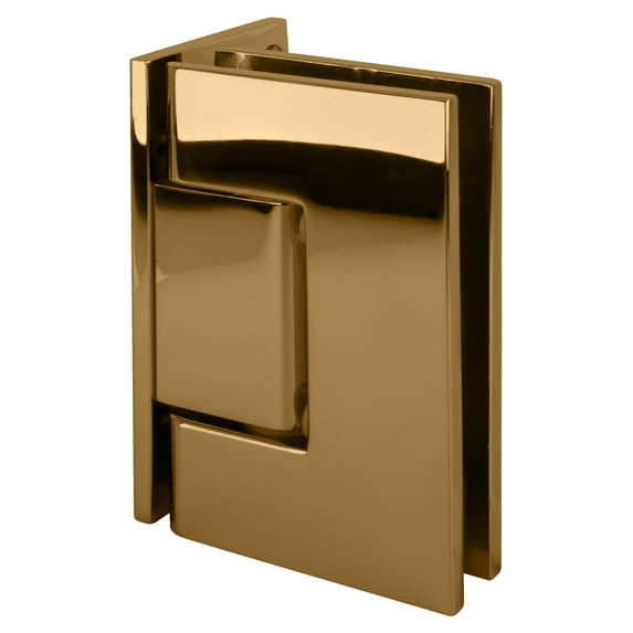 CRL GEN044GP Gold Plated Geneva 044 Series Wall Mount Offset Back Plate Hinge