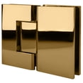 thumbnail image 1 of CRL GEN180GP Gold Plated Geneva 180 Series 180 Degree Glass-to-Glass Standard Hinge, 1 of 6