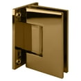 thumbnail image 1 of CRL GEN537GP Gold Plated Geneva 537 Series Wall Mount Full Back Plate Standard Hinge With 5 Degree Offset, 1 of 5