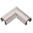thumbnail image 1 of CRL GR30HPS Polished Stainless 3" Diameter 90 Degree Horizontal Corner for 1/2" or 5/8" Glass Cap Railing, 1 of 3