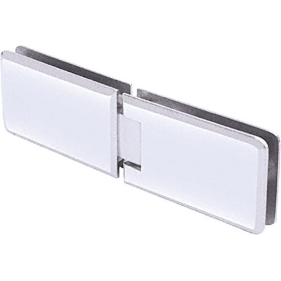 CRL GRA180SC Satin Chrome Grande 180 Series 180 Degree Glass-to-Glass Hinge